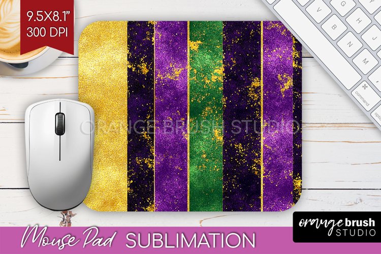 Mardi Gras Mouse Pad Sublimation - Carnival Mousepad PNG