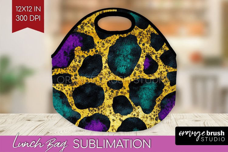 Mardi Gras Lunch Bag - Carnival Lunch Bug PNG Sublimation