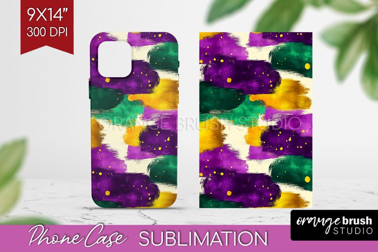 Mardi Gras Phone Case PNG - Carnival Case PNG Sublimation