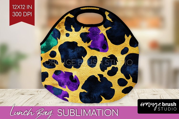 Mardi Gras Lunch Bag - Carnival Lunch Bug PNG Sublimation