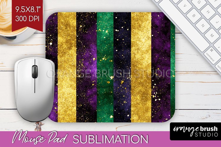 Mardi Gras Mouse Pad Sublimation - Carnival Mousepad PNG