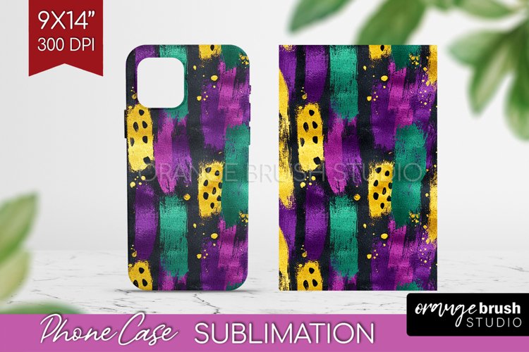 Mardi Gras Phone Case PNG - Carnival Case PNG Sublimation