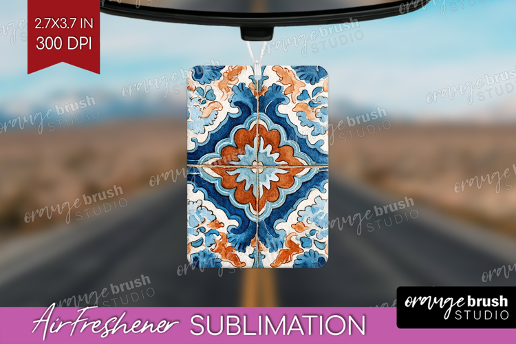 Mediterranean Air Freshener PNG - Italian Tile PNG