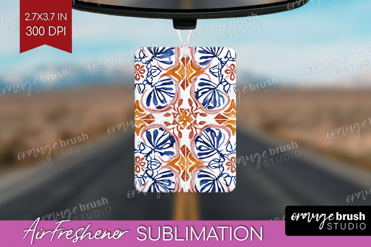 Mediterranean Air Freshener PNG - Italian Tile PNG