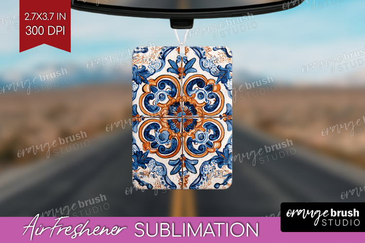Mediterranean Air Freshener PNG - Italian Tile PNG
