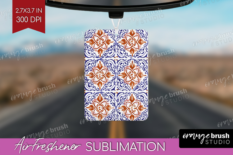 Mediterranean Air Freshener PNG - Italian Tile PNG