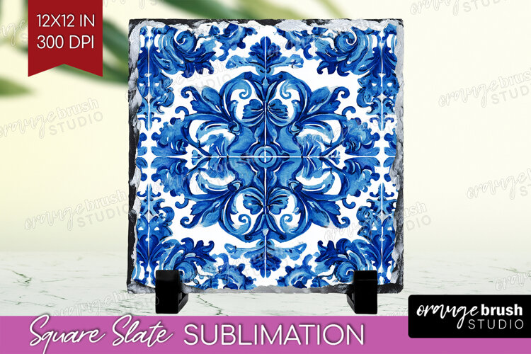 Mediterranean Slate PNG - Italian Tile Square Slate example image 1