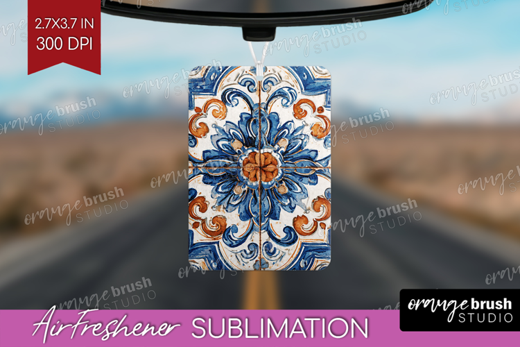 Mediterranean Air Freshener PNG - Italian Tile PNG