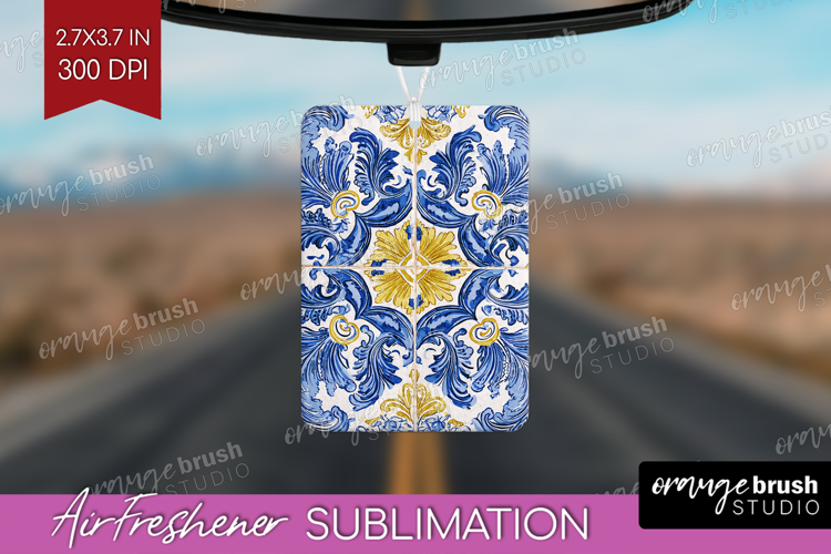 Mediterranean Air Freshener PNG - Italian Tile PNG