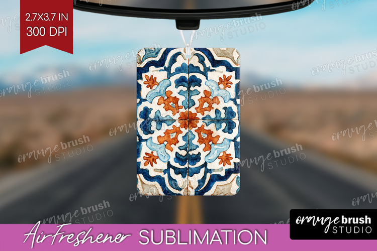 Mediterranean Air Freshener PNG - Italian Tile PNG