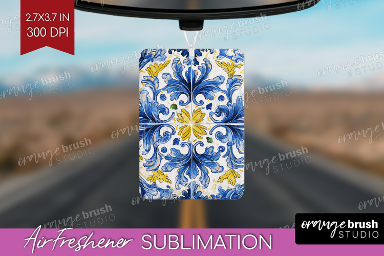 Mediterranean Air Freshener PNG - Italian Tile PNG