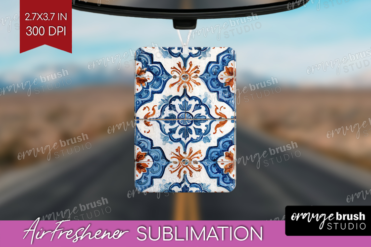 Mediterranean Air Freshener PNG - Italian Tile PNG