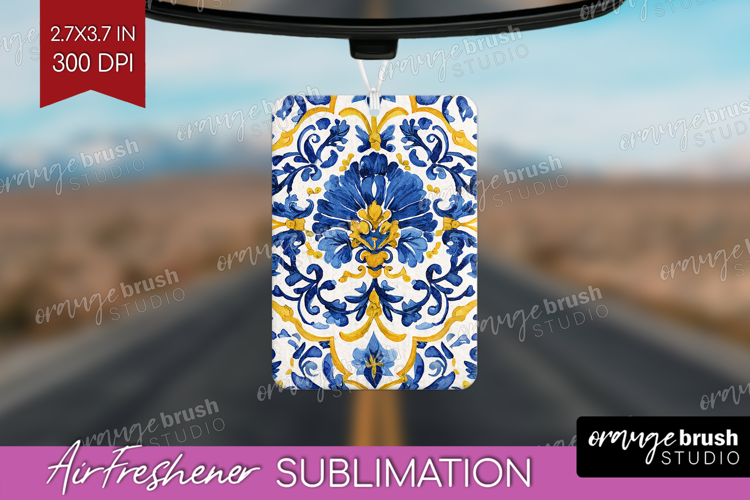 Mediterranean Air Freshener PNG - Italian Tile PNG