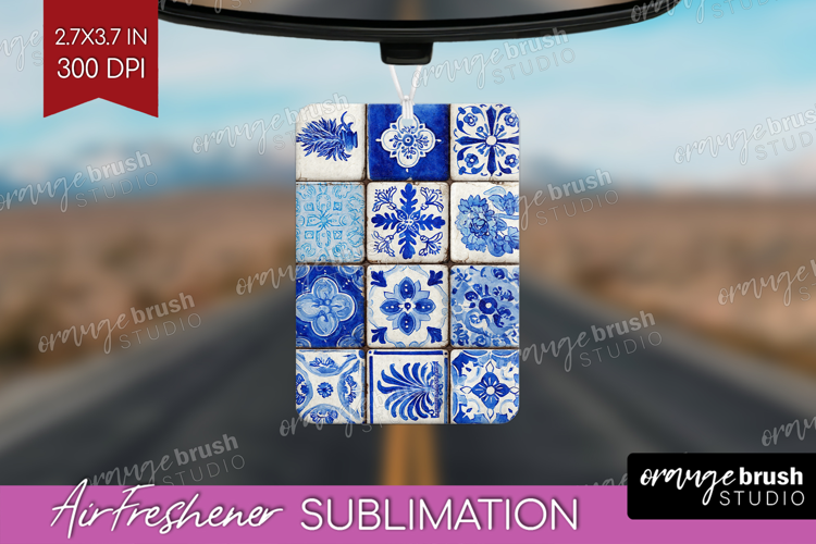 Mediterranean Air Freshener PNG - Italian Tile PNG