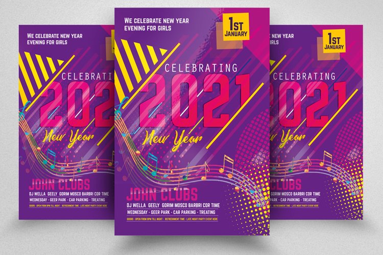 Happy New Year Party Poster