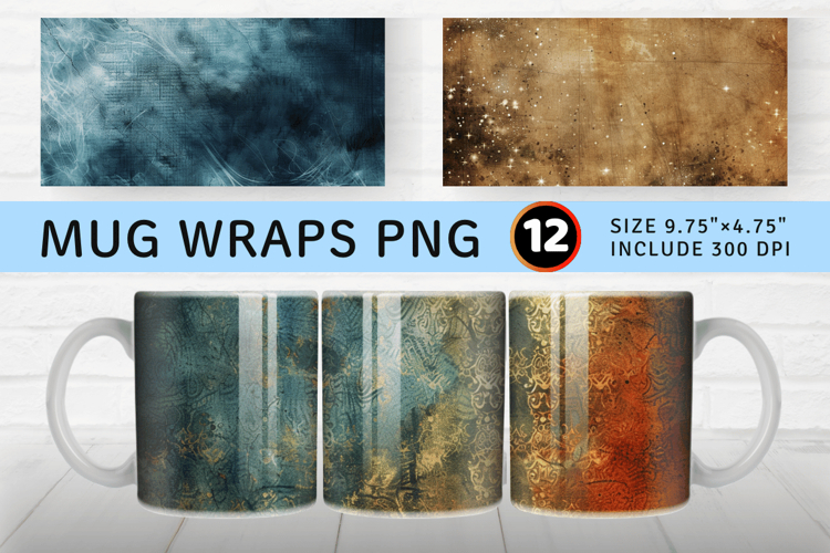 Stillwater Spells Mug Wrap Sublimation Designs