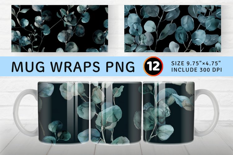 Watercolor Eucalyptus Clipart Image 10