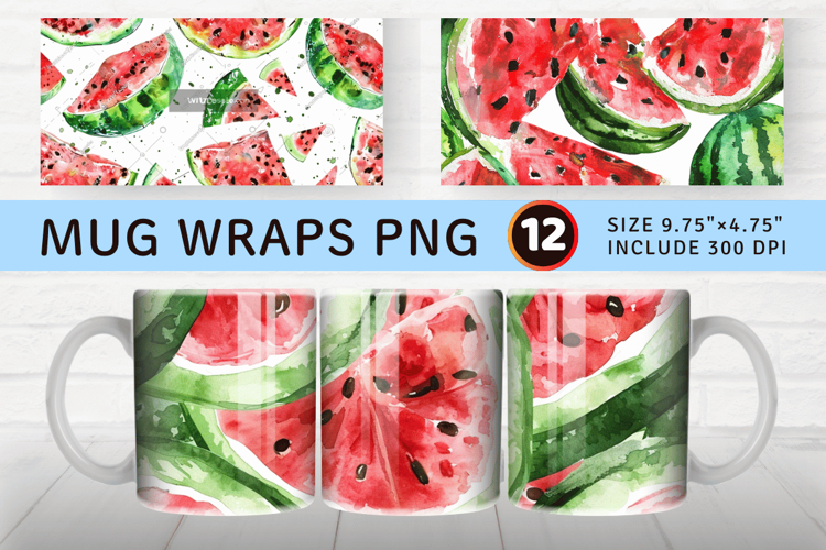 Watercolor Watermelon Clipart Image 17