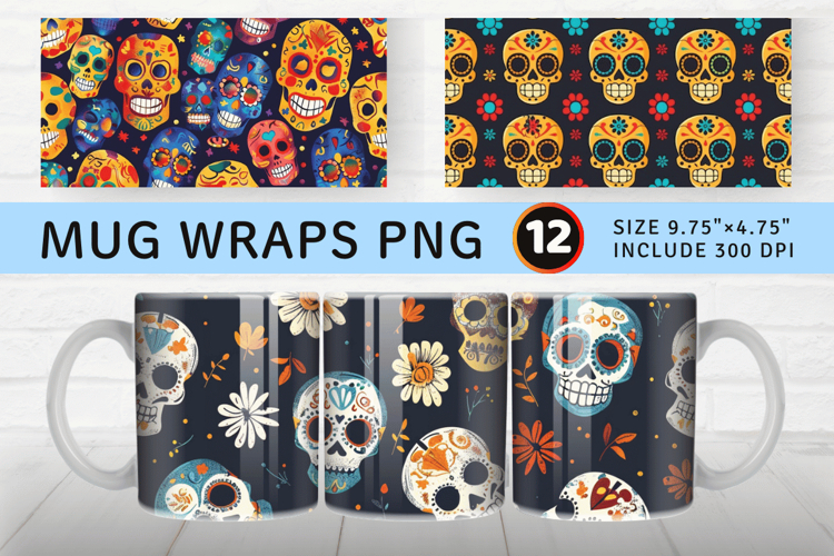 Sugar Skulls Clipart Image 24