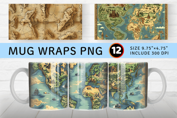 World Map Clipart Image 2