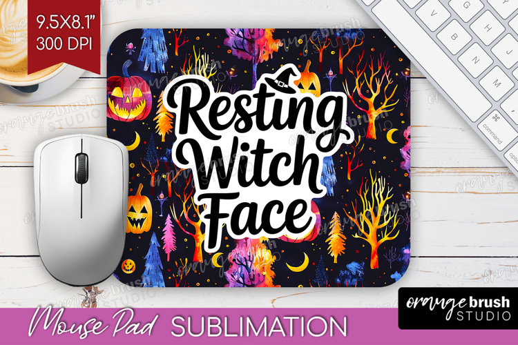 Sarcastic Quote Mouse Pad Sublimation - Halloween Mousepad