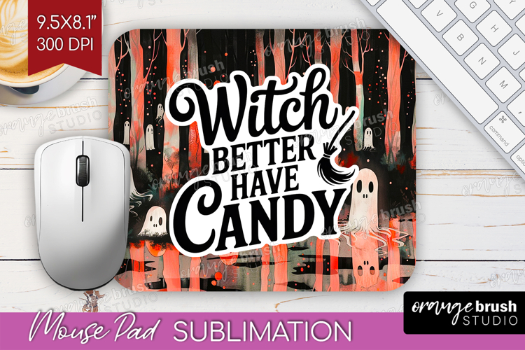 Sarcastic Quote Mouse Pad Sublimation - Halloween Mousepad