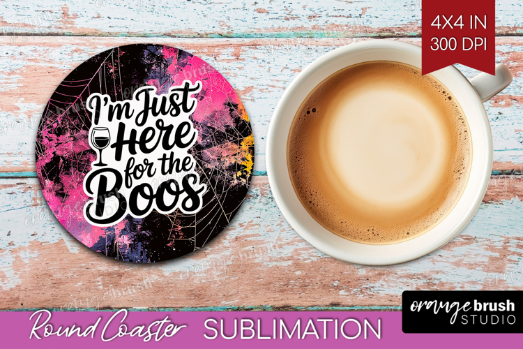 Sarcastic Quote Round Coaster - Halloween Coaster PNG