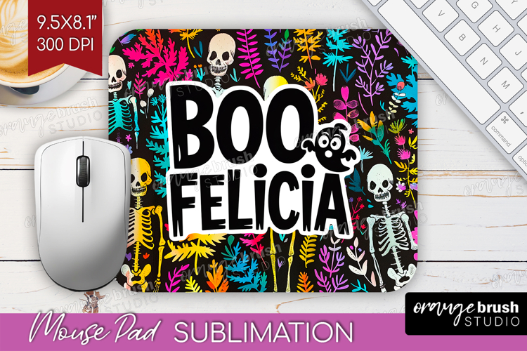 Sarcastic Quote Mouse Pad Sublimation - Halloween Mousepad