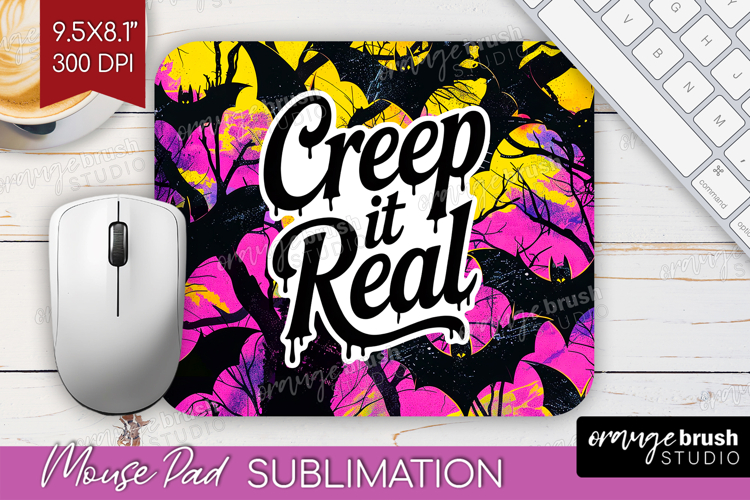 Sarcastic Quote Mouse Pad Sublimation - Halloween Mousepad