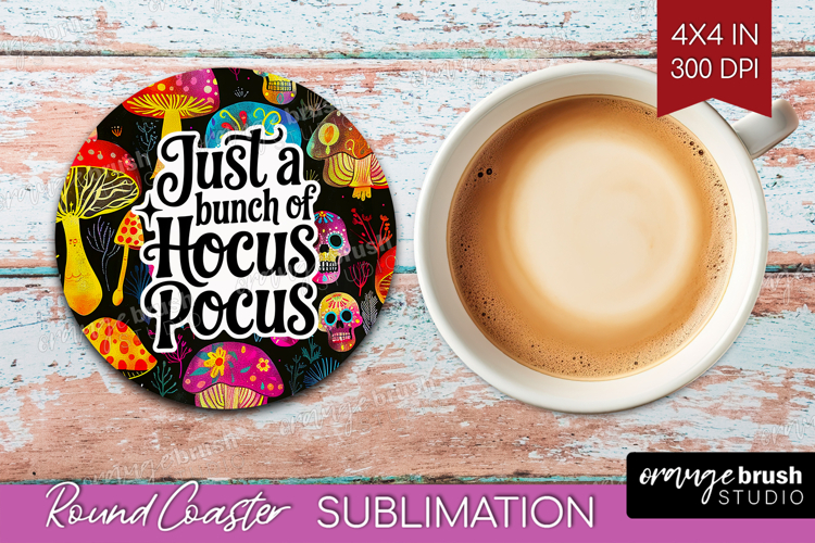Sarcastic Quote Round Coaster - Halloween Coaster PNG
