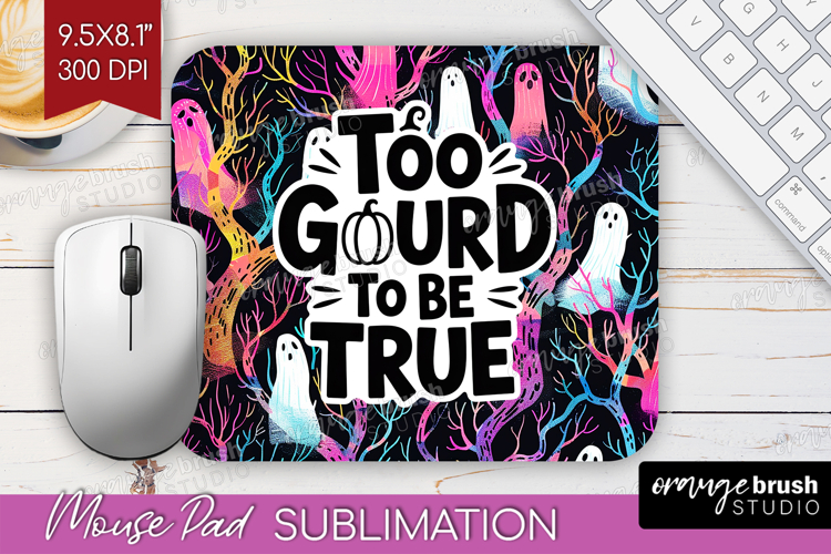 Sarcastic Quote Mouse Pad Sublimation - Halloween Mousepad