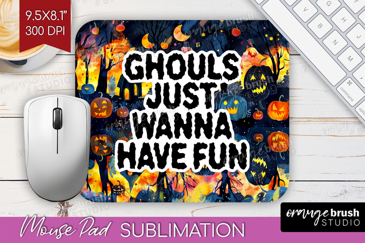 Sarcastic Quote Mouse Pad Sublimation - Halloween Mousepad