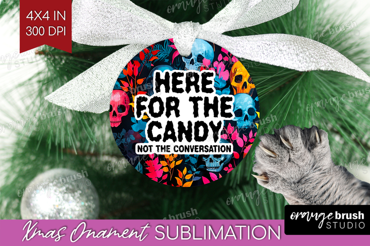 Sarcastic Quote Ornament PNG - Halloween PNG Sublimation