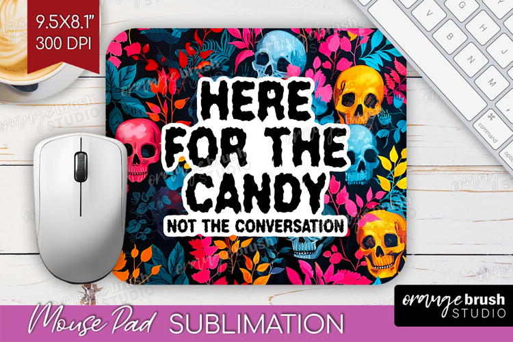 Sarcastic Quote Mouse Pad Sublimation - Halloween Mousepad