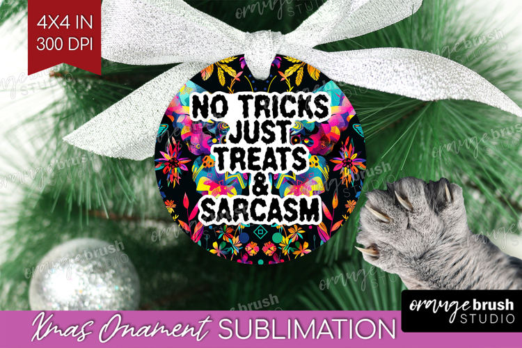 Sarcastic Quote Ornament PNG - Halloween PNG Sublimation
