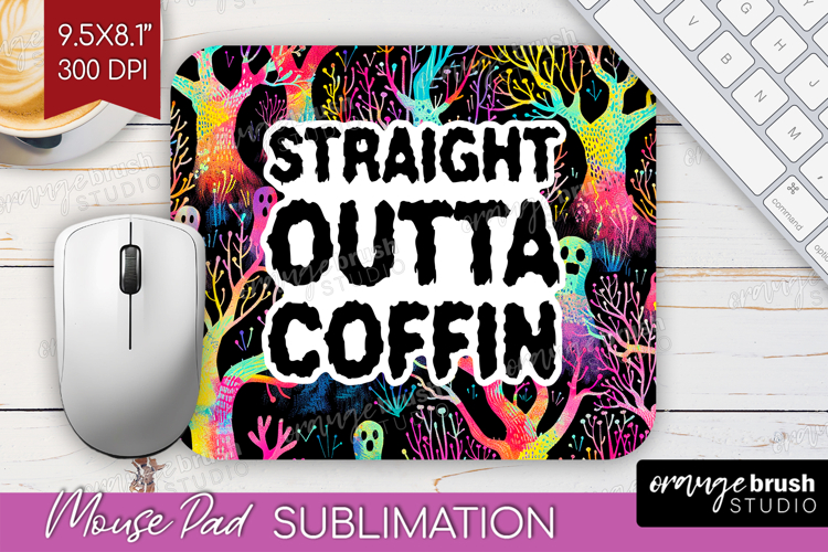 Sarcastic Quote Mouse Pad Sublimation - Halloween Mousepad
