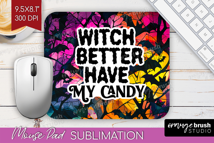 Sarcastic Quote Mouse Pad Sublimation - Halloween Mousepad