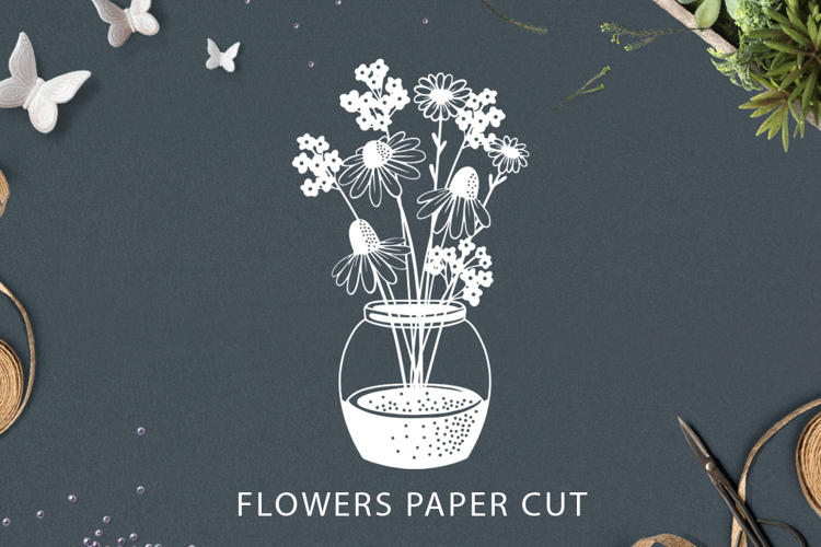 Paper Flowers Svg Image 21