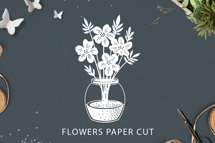 Paper Flowers Svg Image 22
