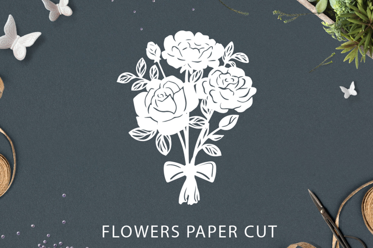 Cutting file flowers / flowers sublimation file