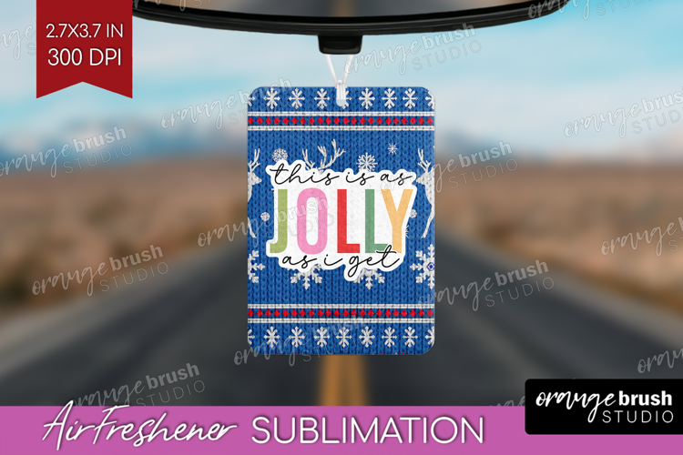 Funny Christmas Quote Air Freshener PNG - Knitted Xmas PNG