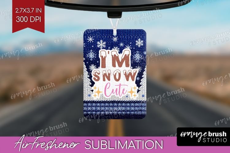 Funny Christmas Quote Air Freshener PNG - Knitted Xmas PNG