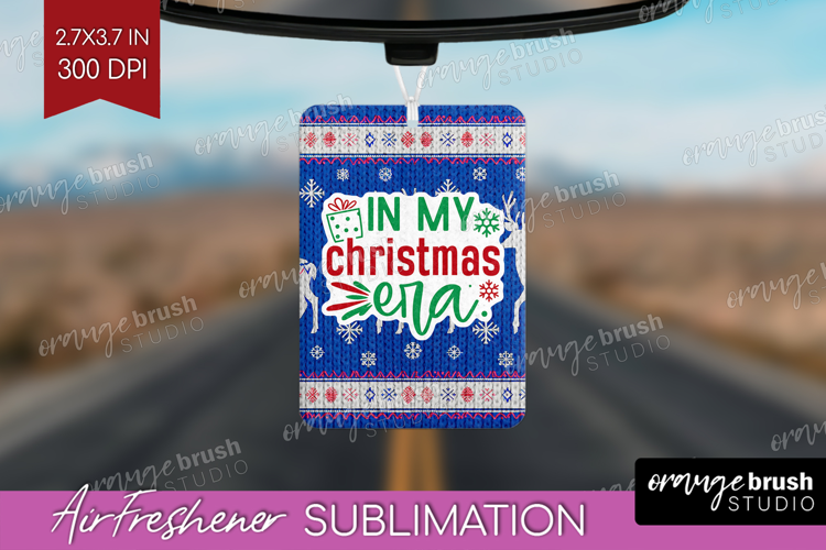 Funny Christmas Quote Air Freshener PNG - Knitted Xmas PNG