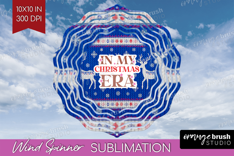 Funny Christmas Quote Wind Spinner Sublimation PNG - Knitted
