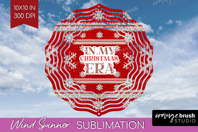 Funny Christmas Quote Wind Spinner Sublimation PNG - Knitted