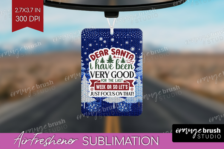 Sarcastic Christmas Quote Air Freshener PNG - Knitted PNG