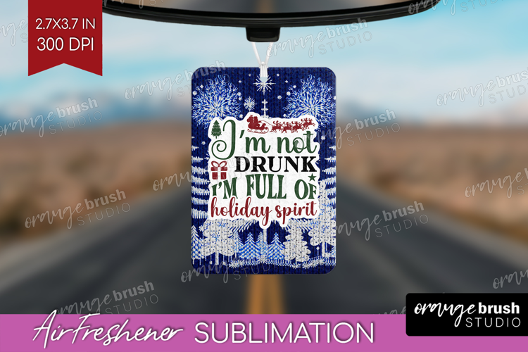 Sarcastic Christmas Quote Air Freshener PNG - Knitted PNG