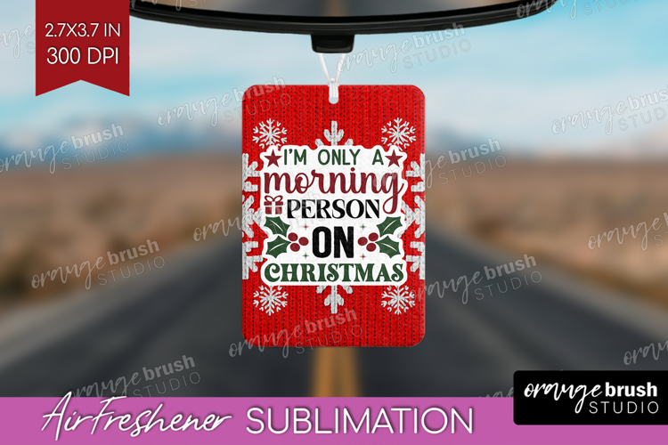 Sarcastic Christmas Quote Air Freshener PNG - Knitted PNG