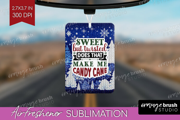 Sarcastic Christmas Quote Air Freshener PNG - Knitted PNG example image 1