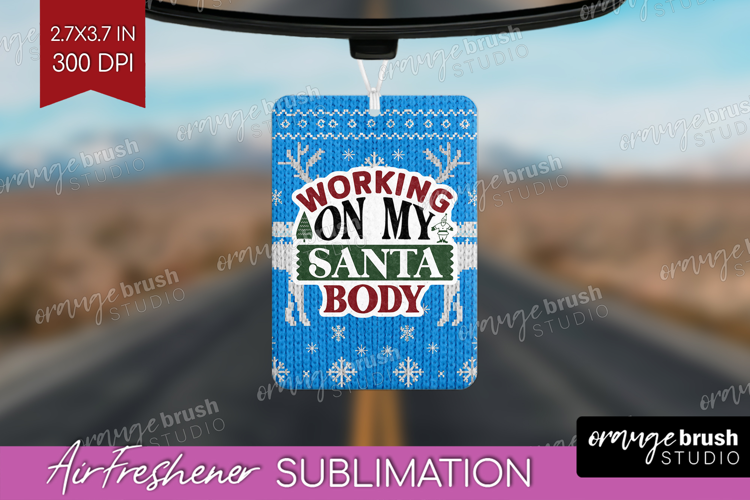 Sarcastic Christmas Quote Air Freshener PNG - Knitted PNG